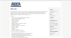 Desktop Screenshot of albra.lt